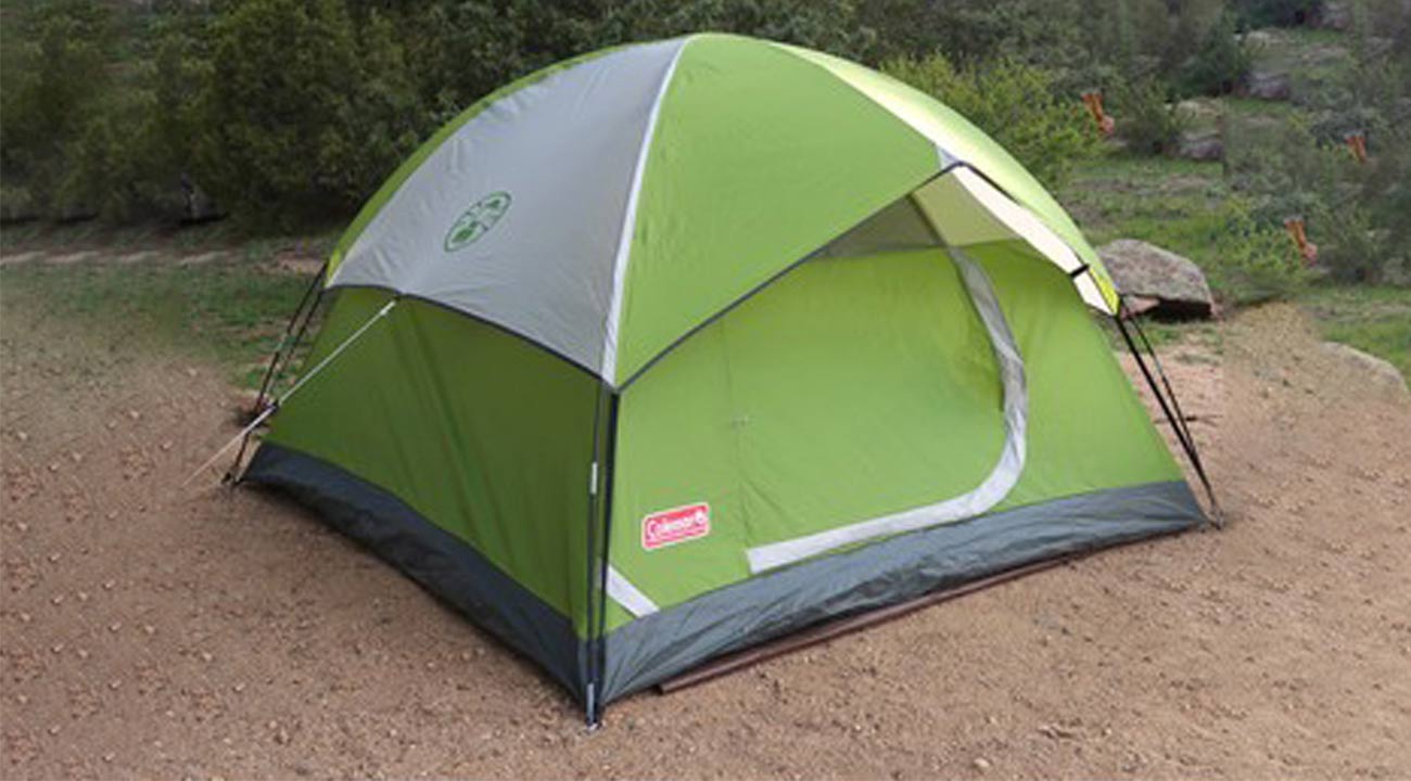 Tent dome person sundome coleman snowys