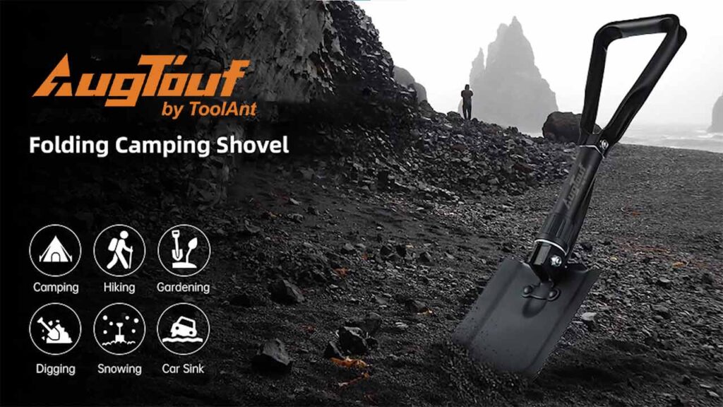 Camping Shovel With Military Folding AugTouf 18''