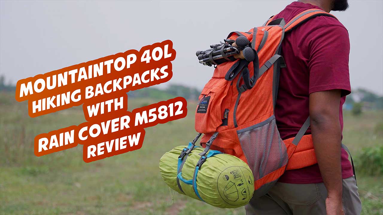 MOUNTAINTOP 40L Hiking Backpacks with Rain Cover (M5812) Review